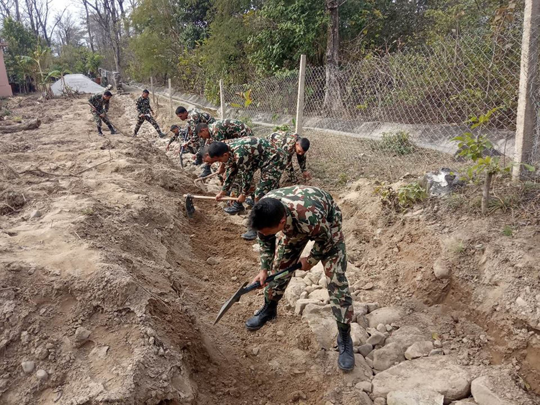 सामाजिक काममा अग्रसर सेना