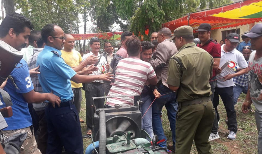 शुभकामना मन्तव्य राख्न नदिएको भन्दै नगरसभामा अवराेध