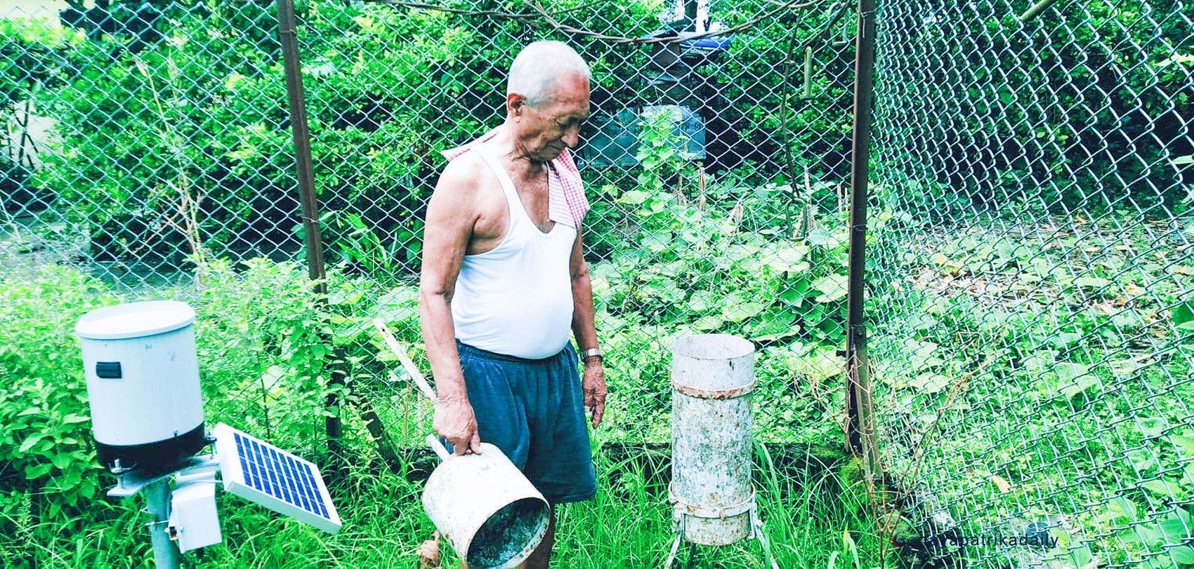 ६६ वर्षदेखि वर्षामापक केन्द्र, पूर्वसूचना एकपटक मात्रै