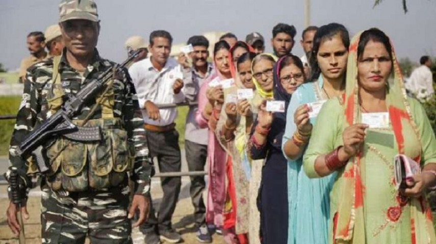 भारतको जम्मु कश्मिरमा पहिलो चरणको मतदान